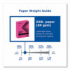 Color Paper, 24 lb Text Weight, 8.5 x 11, Fuchsia, 500/Ream - Image 2