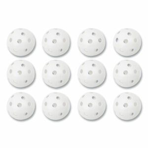 Plastic Baseballs, 9" Diameter, White, 12/Set