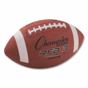 Rubber Sports Ball, Football, Junior Size, Brown