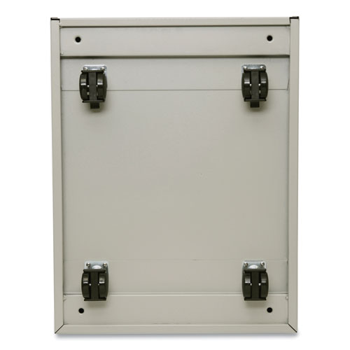 File Pedestal with Full-Length Pull, Left or Right, 3-Drawers: Box/Box/File, Legal/Letter, Putty, 14.96" x 19.29" x 27.75" - Image 8