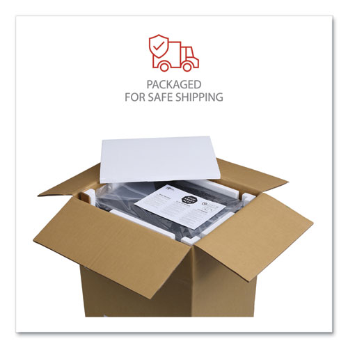 File Pedestal with Full-Length Pull, Left or Right, 2-Drawers: Box/File, Legal/Letter, Light Gray, 14.96" x 19.29" x 21.65" - Image 7