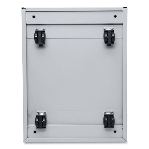 File Pedestal with Full-Length Pull, Left or Right, 2-Drawers: Box/File, Legal/Letter, Light Gray, 14.96" x 19.29" x 21.65" - Image 8