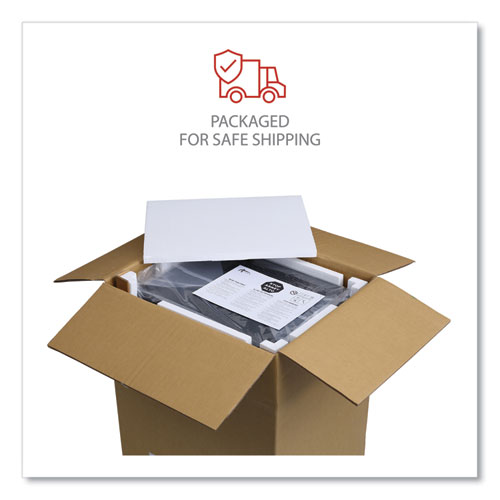 File Pedestal with Full-Length Pull, Left or Right, 2-Drawers: Box/File, Legal/Letter, Putty, 14.96" x 19.29" x 21.65" - Image 7