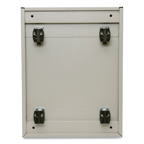 File Pedestal with Full-Length Pull, Left or Right, 2 Legal/Letter-Size File Drawers, Putty, 14.96" x 19.29" x 27.75" - Image 8