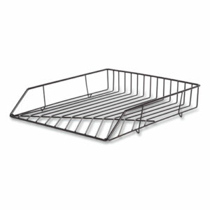 Vena Paper Tray, 1 Section, Holds 11" x 8.5" Sheets, 10.04 x 12.44 x 2.01, Black