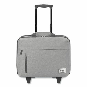 Re:Start Underseat Rolling Case, 15.6", 16 x 6 x 14, Light Gray