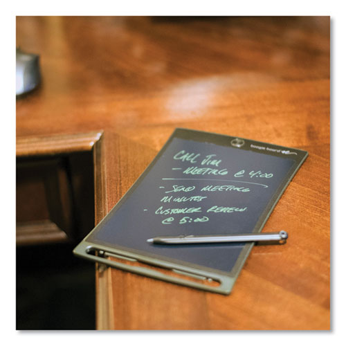 Jot 8.5 Reusable Writing Tablet, 8.5" LCD Screen, 6.75" x 0.62" x 10.37", Gray - Image 4