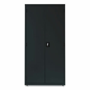 Economy Assembled Storage Cabinets, 5 Shelves, 36" x 18" x 72", Black