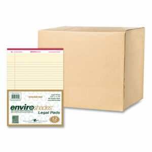Enviroshades Legal Notepads, 50 Ivory 8.5 x 11.75 Sheets, 36 Notepads/Carton