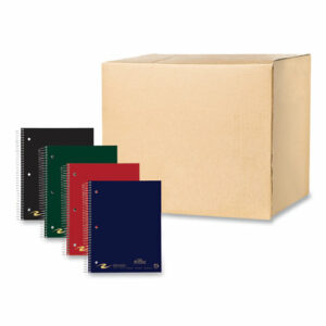 Wirebound Notebook with Tabs, 5-Subject, Medium/College Rule, Randomly Assorted Cover Colors, (200) 11 x 8.5 Sheets, 12/CT