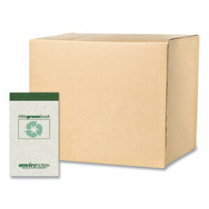 Little Green Memo Book, Narrow Rule, Gray Cover, (60) White 3 x 4.75 Sheets, 48/Carton