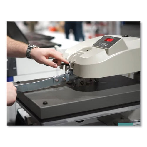 256 Manual Heat Press, 32 x 40 x 22, Beige/Black - Image 2