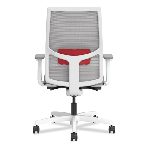 Ignition 2.0 4-Way Stretch Mid-Back Mesh Task Chair, Supports 300 lb, 17" to 20" Seat Height, Basalt/Fog/White - Image 3