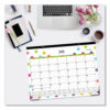 Teacher Dots Academic Desk Pad, 22 x 17, Black Binding, Clear Corners, 12-Month (July to June): 2025 to 2026 - Image 4