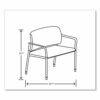 Accommodate Series Bariatric Chair with Arms, 33.5" x 21.5" x 32.5", Flint Seat, Flint Back, Charblack Legs - Image 3