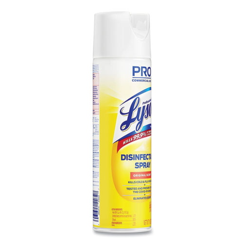 Disinfectant Spray, Original Scent, 19 oz Aerosol Spray, 12/Carton - Image 4