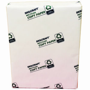 7530017111299 SKILCRAFT Convenience Pack Recycled Copy Paper, 92 Brightness, 20lb Bond, 8.5x11, White, 500 Sheets/Ream, 3/CT