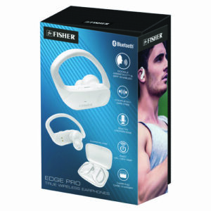 Edge Pro True Wireless Earphones, White