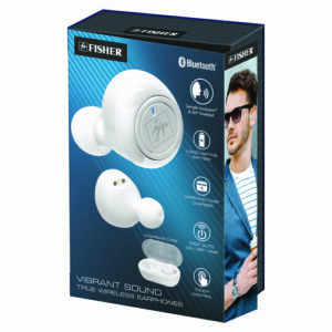 Vibrant Sound True Wireless Earphones, White