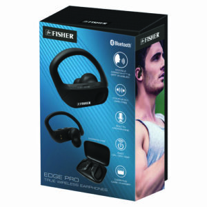 Edge Pro True Wireless Earphones, Black