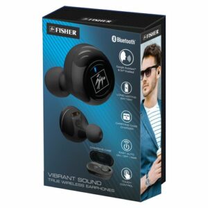 Vibrant Sound True Wireless Earphones, Black