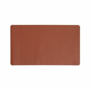 Vegan Leather Desk Pads, 23.6" x 13.7", Brown