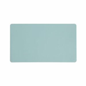 Vegan Leather Desk Pads, 23.6" x 13.7", Light Blue