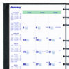 Plan and Link Monthly Planner, 9.25 x 7.25, Black Lizard-Like Faux Leather Cover, 16-Months: Sept 2024 to Dec 2025 - Image 5
