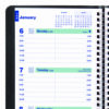 Plan and Link Weekly Planner, 8 x 5, Black Cover, 12-Month (Jan to Dec): 2025 - Image 4