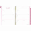 Leah Bisch Academic Year Weekly/Monthly Planner, Floral Artwork, 11 x 9.25, Multicolor Cover, 12-Month: July 2024 - June 2025 - Image 3