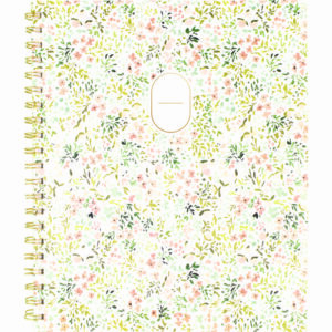 Leah Bisch Academic Year Weekly/Monthly Planner, Floral Artwork, 11 x 9.25, Multicolor Cover, 12-Month: July 2024 - June 2025