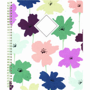 GreenPath Academic Year Weekly/Monthly Planner, Floral Artwork, 11 x 9.38, Multicolor Cover, 12-Month: July 2024 to June 2025
