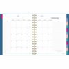 Harmony Weekly/Monthly Poly Planner, 8.88 x 7.69, Blue/Gold Cover, 13-Month (Jan to Jan): 2025 to 2026 - Image 2