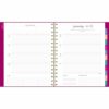 Harmony Weekly/Monthly Poly Planner, 8.88 x 7.69, Purple/Gold Cover, 13-Month (Jan to Jan): 2025 to 2026 - Image 3