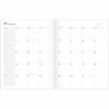 Workstyle Monthly Stitched Planner, Geometric Artwork, 11 x 8.5, Seaside Blue/Gold Cover, 12-Month (Jan to Dec): 2025 - Image 2