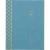 Workstyle Monthly Stitched Planner, Geometric Artwork, 11 x 8.5, Seaside Blue/Gold Cover, 12-Month (Jan to Dec): 2025