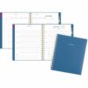 Harmony Weekly/Monthly Poly Planner, 8.88 x 7.69, Blue/Gold Cover, 13-Month (Jan to Jan): 2025 to 2026 - Image 4