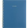 Harmony Weekly/Monthly Poly Planner, 8.88 x 7.69, Blue/Gold Cover, 13-Month (Jan to Jan): 2025 to 2026