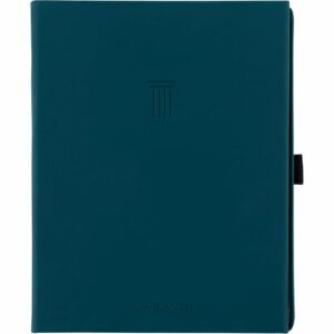 Foundation Undated Weekly/Monthly Planner, 8.5" x 6.75", Blue Cover, 12-Month: Undated