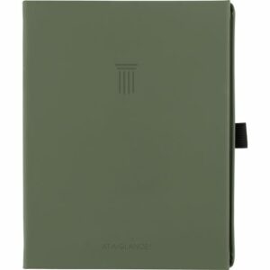 Foundation Undated Weekly/Monthly Planner, 8.5" x 6.75", Green Cover, 12-Month: Undated