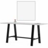 Midtown Dining Table with Four Coral Kool Series Chairs, 36 x 72 x 30, Designer White - Image 2