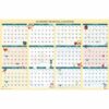 Recycled Academic Seasonal Laminated Wall Calendar, Illustrated Seasons, 24 x 37, 12-Month (July to June), 2025 to 2026 - Image 3