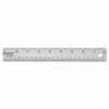 Stainless Steel Office Ruler With Non Slip Cork Base, Standard/Metric, 18" Long - Image 3