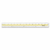 Acrylic Data Highlight Reading Ruler With Tinted Guide, 15" Long, Clear/Yellow - Image 2