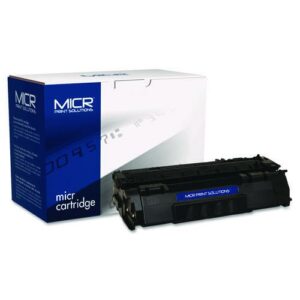 Compatible Q7553A(M) (53AM) MICR Toner, 3,000 Page-Yield, Black
