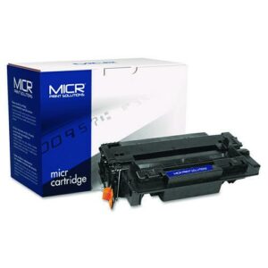 Compatible CE255A(M) (55AM) MICR Toner, 6,000 Page-Yield, Black