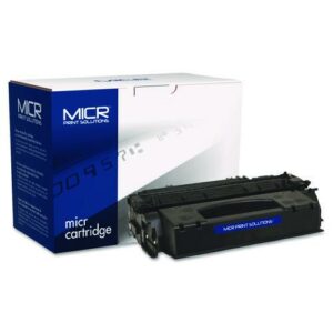 Compatible Q7553X(M) (53XM) High-Yield MICR Toner, 7,000 Page-Yield, Black
