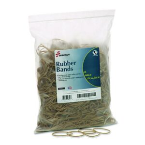 7510015783517, SKILCRAFT Rubber Bands, Size 16, 0.03" Gauge, Beige, 1 lb Box, 2,300/Pack