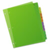 Durable Preprinted Plastic Tab Dividers, 12-Tab, Jan. to Dec., 11 x 8.5, Assorted, 1 Set - Image 7
