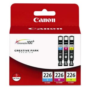 4547B005 (CLI-226) Ink, Cyan/Magenta/Yellow, 3/Pack